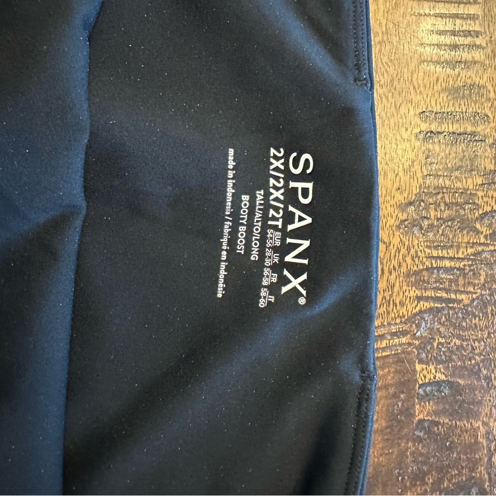 SPANX Midnight Black Wide leg leggings